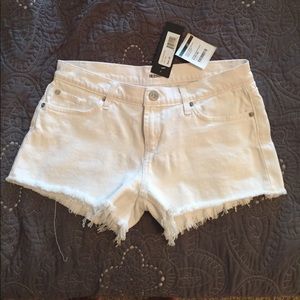 Hudson Kenzie White cut off shorts